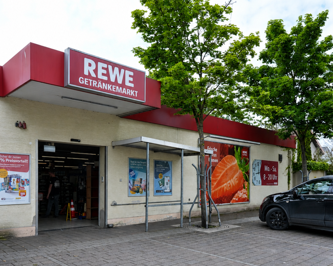 REWE Getr&auml;nkemarkt an der Danziger Stra&szlig;e in Sennelager